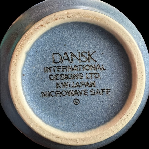 Vintage Dansk International Ltd Japan Mesa Sky Blue set of 11 mugs - Picture 3 of 5